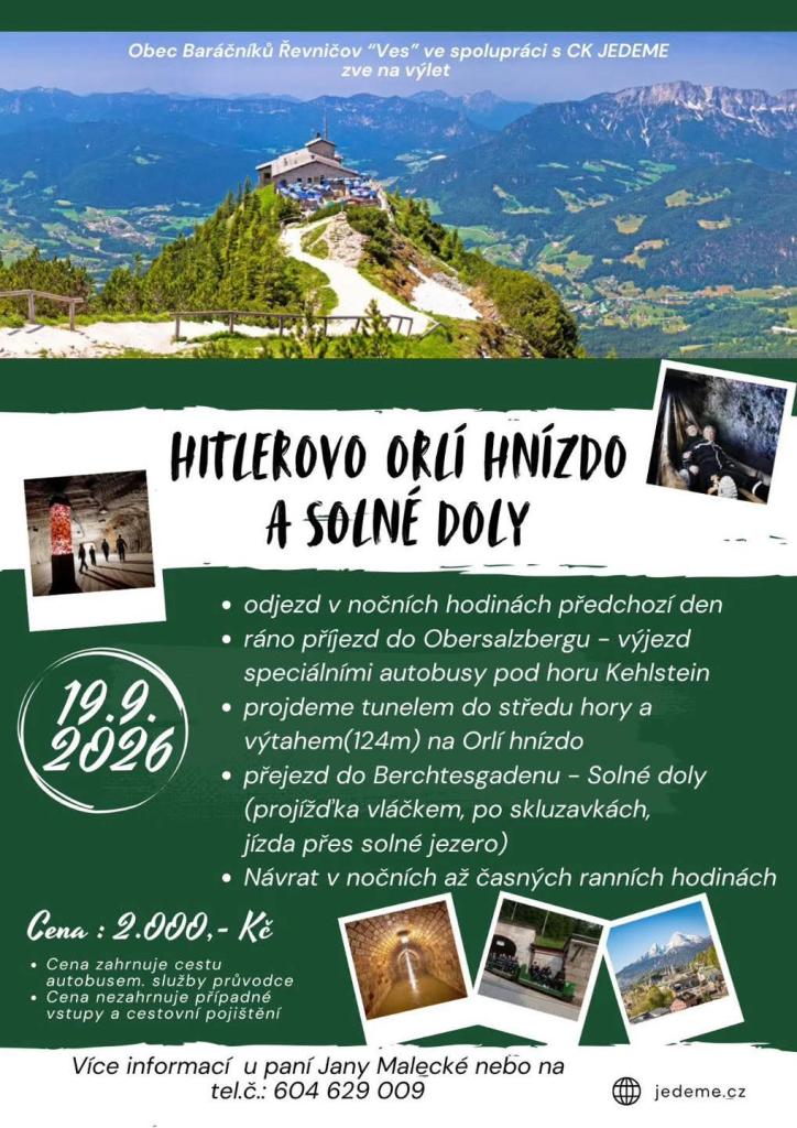 HITLEROVO ORLÍ HNÍZDO A&nbsp;SOLNÉ DOLY