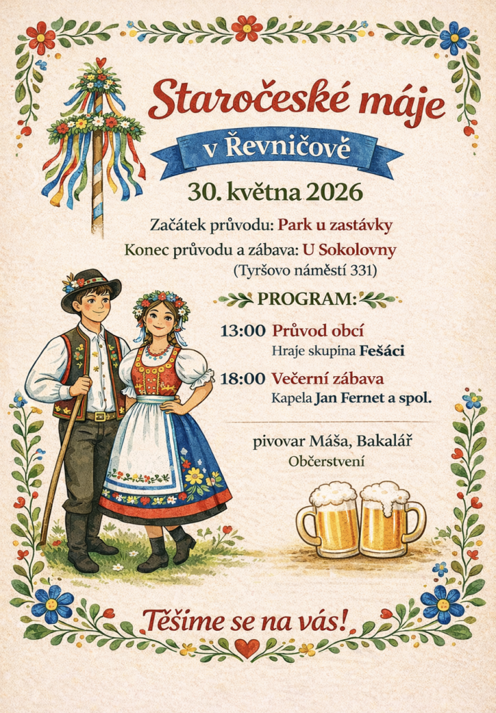 STAROČESKÉ MÁJE v&nbsp;Řevničově