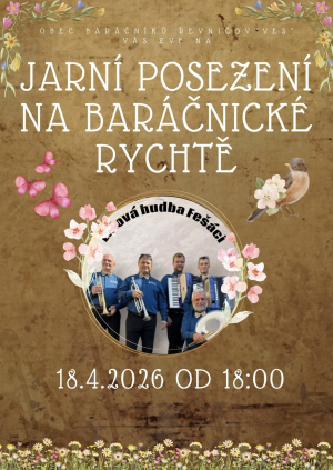 sezení na baráčnické rychtě